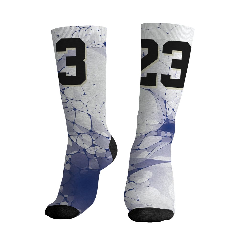 Rare-Air-Deep-Royal-Blue-1s-NastyJamz-Socks-Match-23-Sneaker-All-Over-Print
