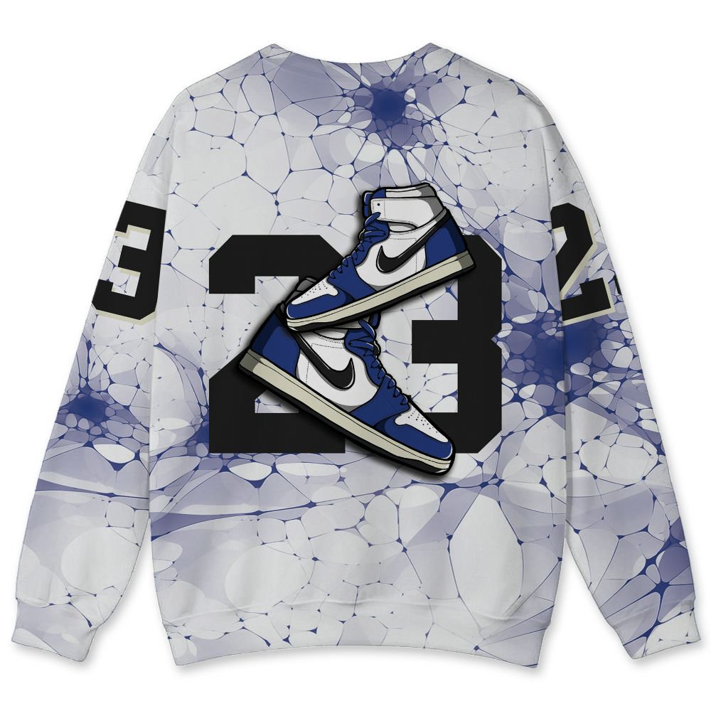 Rare-Air-Deep-Royal-Blue-1s-NastyJamz-Sweatshirt-Match-23-Sneaker-All-Over-Print