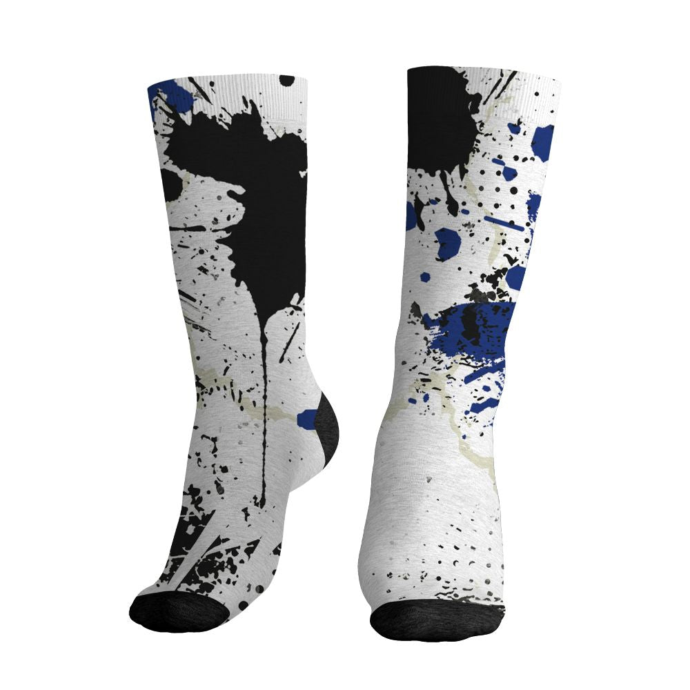 Rare-Air-Deep-Royal-Blue-1s-NastyJamz-Socks-Match-Hustle-Move-In-Silence-All-Over-Print