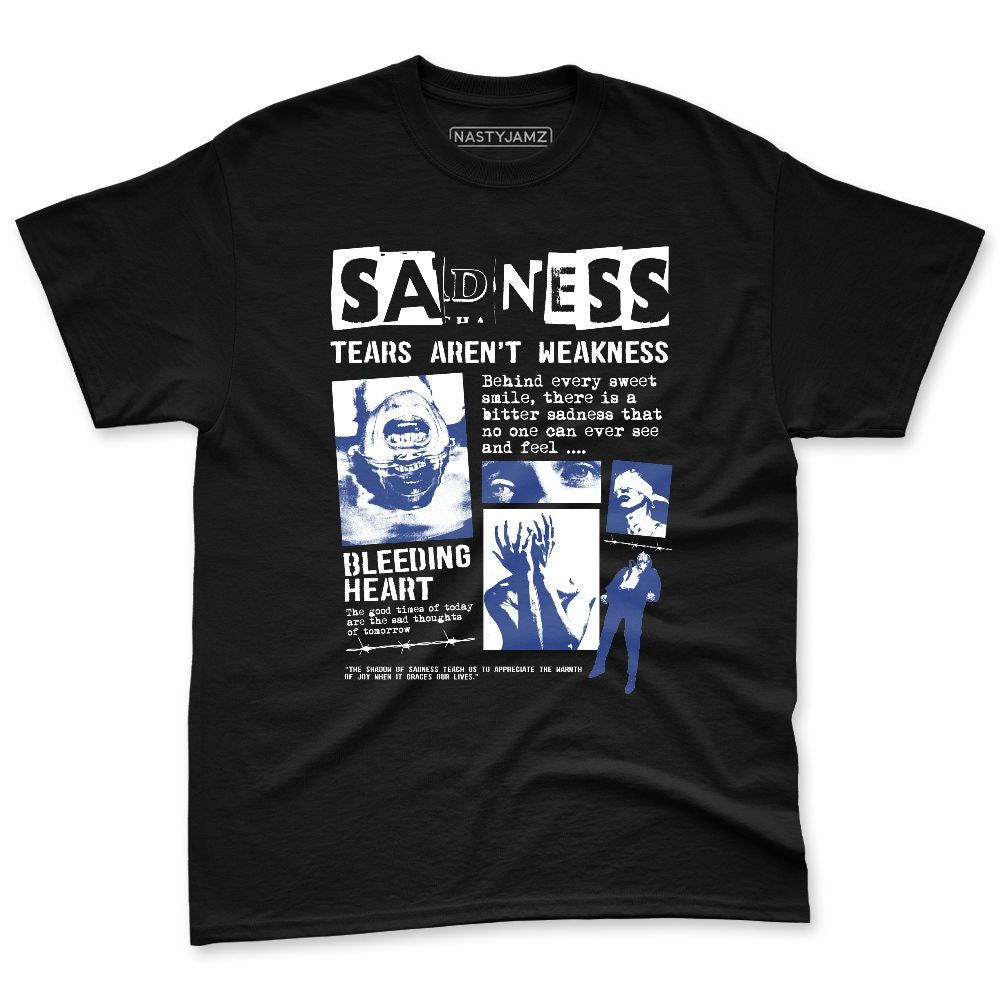 Rare-Air-Deep-Royal-Blue-1s-NastyJamz-Premium-T-Shirt-Match-Sadness