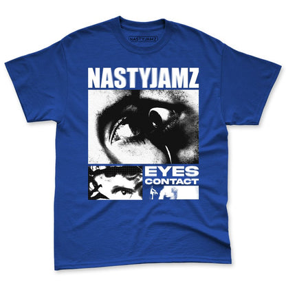 Rare-Air-Deep-Royal-Blue-1s-NastyJamz-Premium-T-Shirt-Match-Eyes-Contact