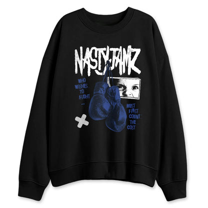 Rare-Air-Deep-Royal-Blue-1s-NastyJamz-Sweatshirt-Match-Fight-Count-Cost