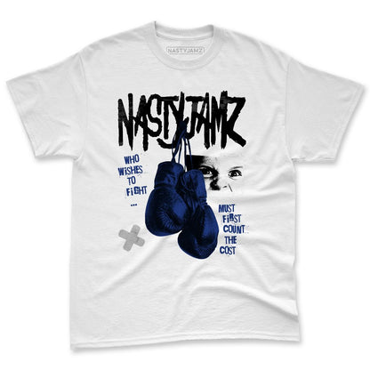 Rare-Air-Deep-Royal-Blue-1s-NastyJamz-Premium-T-Shirt-Match-Fight-Count-Cost-Fight-Count-Cost