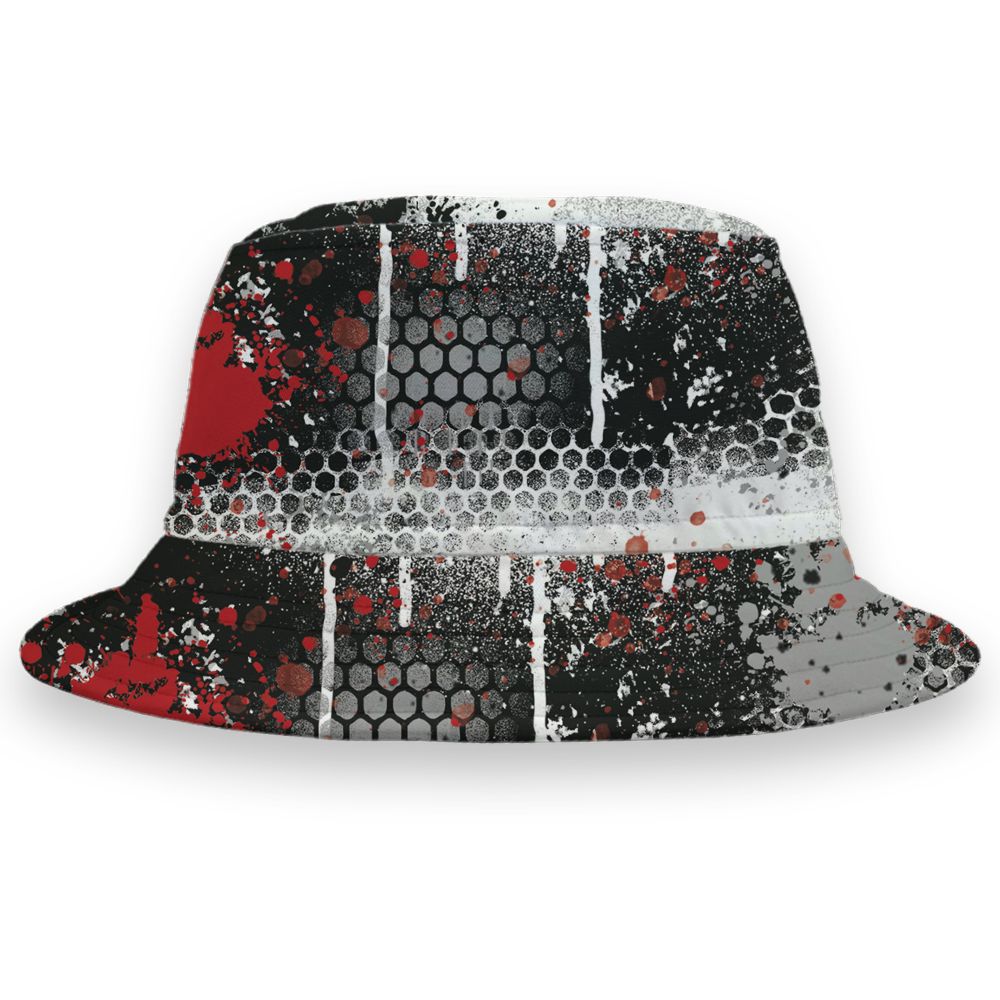 White-Cement-4s-NastyJamz-Bucket-Hat-Match-23-Painted-Graffiti