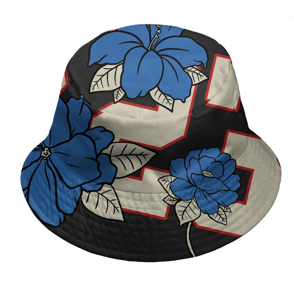 Rare-Air-3s-NastyJamz-Bucket-Hat-Match-23-Floral-3D-All-Over-Print-Flower