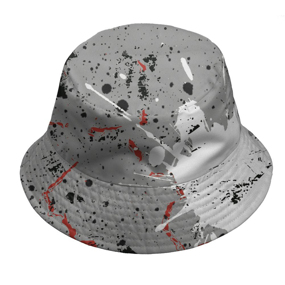 White-Cement-4s-NastyJamz-Bucket-Hat-Match-Hustle-Move-In-Silence-3D-All-Over-Print