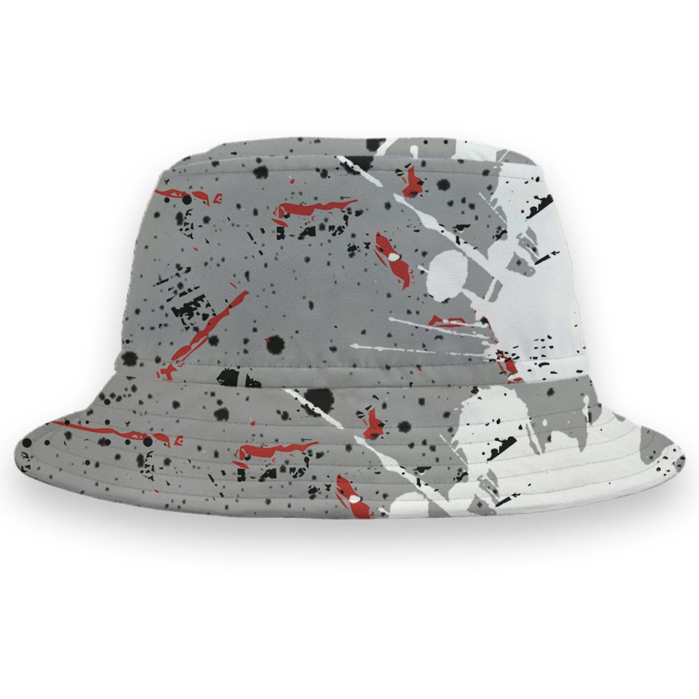 White-Cement-4s-NastyJamz-Bucket-Hat-Match-Hustle-Move-In-Silence-3D-All-Over-Print