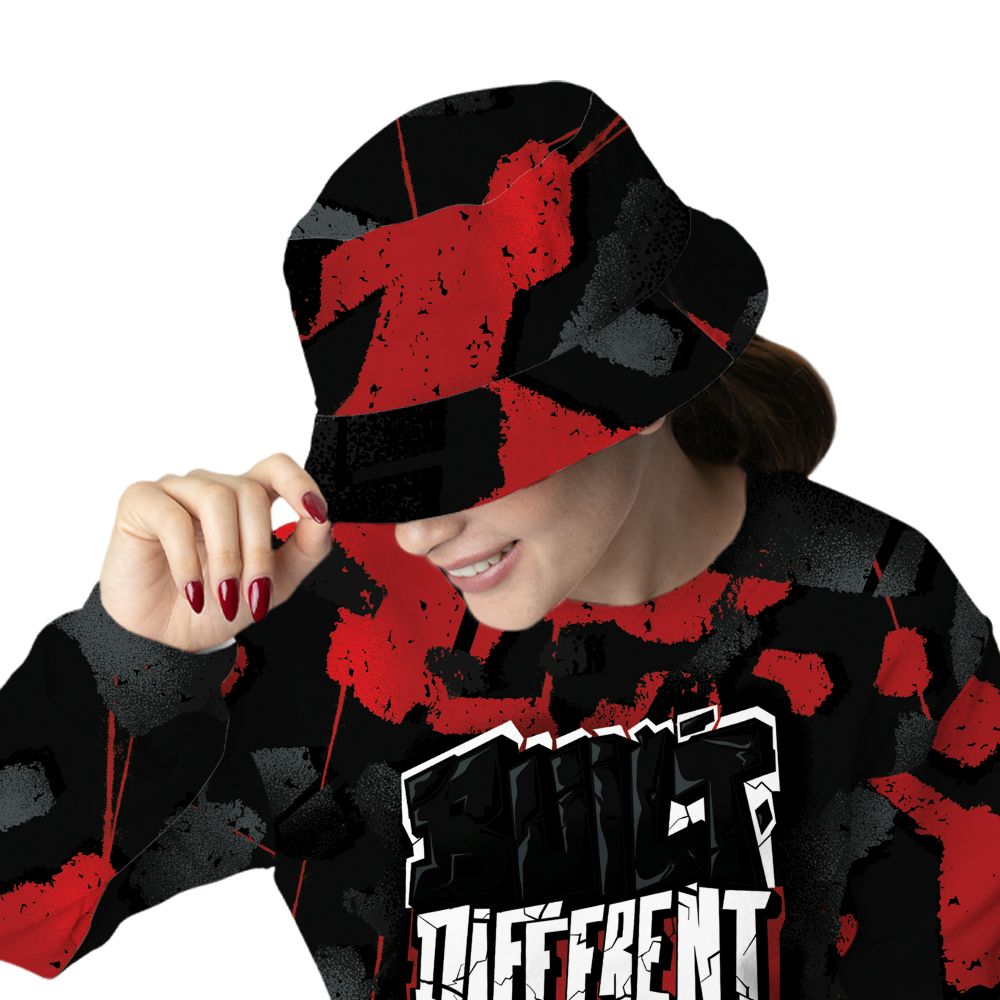 Low-Bred-11s-NastyJamz-Bucket-Hat-Match-Built-Different-3D-All-Over-Print-Broken