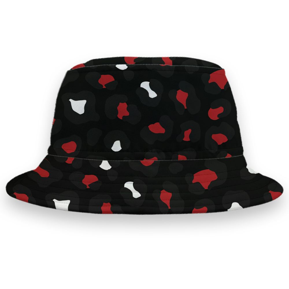 Low-Bred-11s-NastyJamz-Bucket-Hat-Match-Leopard-Pattern-3D-All-Over-Print