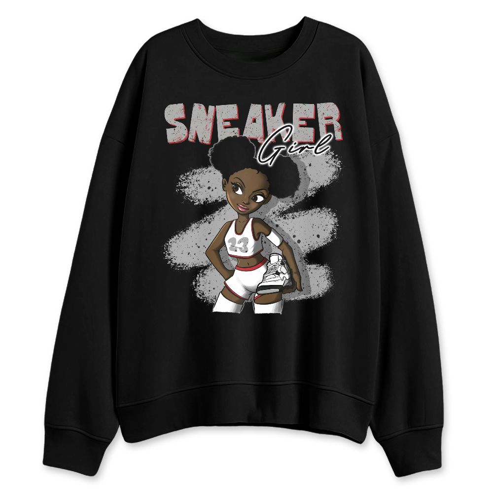White-Cement-4s-NastyJamz-Sweatshirt-Match-Black-Sneaker-Girl