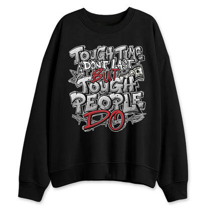 White-Cement-4s-NastyJamz-Sweatshirt-Match-Tough-People-Never-Fall