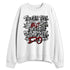 White-Cement-4s-NastyJamz-Sweatshirt-Match-Tough-People-Never-Fall