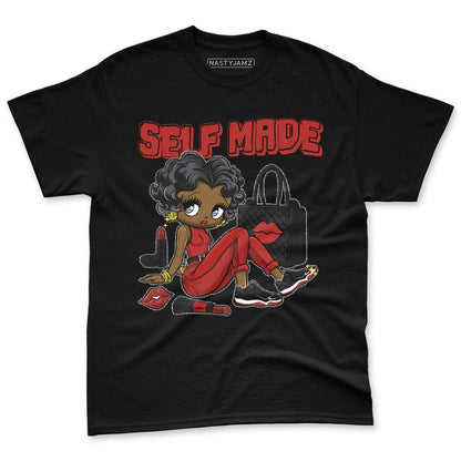 Low-Bred-11s-NastyJamz-Premium-T-Shirt-Match-Sneaker-Girl-Selfmade