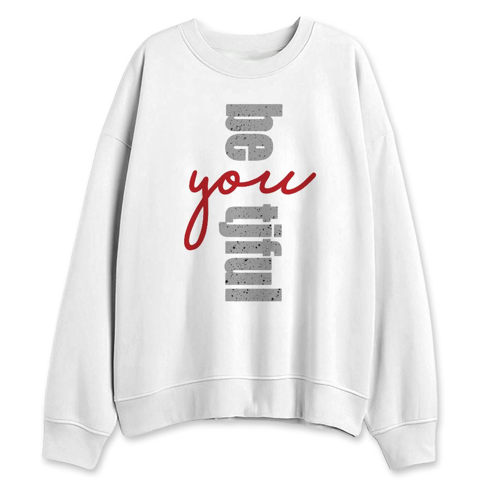 White-Cement-4s-NastyJamz-Sweatshirt-Match-Be-Youtiful