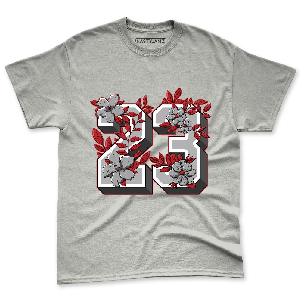 White-Cement-4s-NastyJamz-Premium-T-Shirt-Match-23-Floral