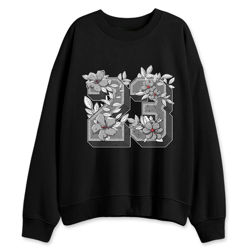 White-Cement-4s-NastyJamz-Sweatshirt-Match-23-Floral