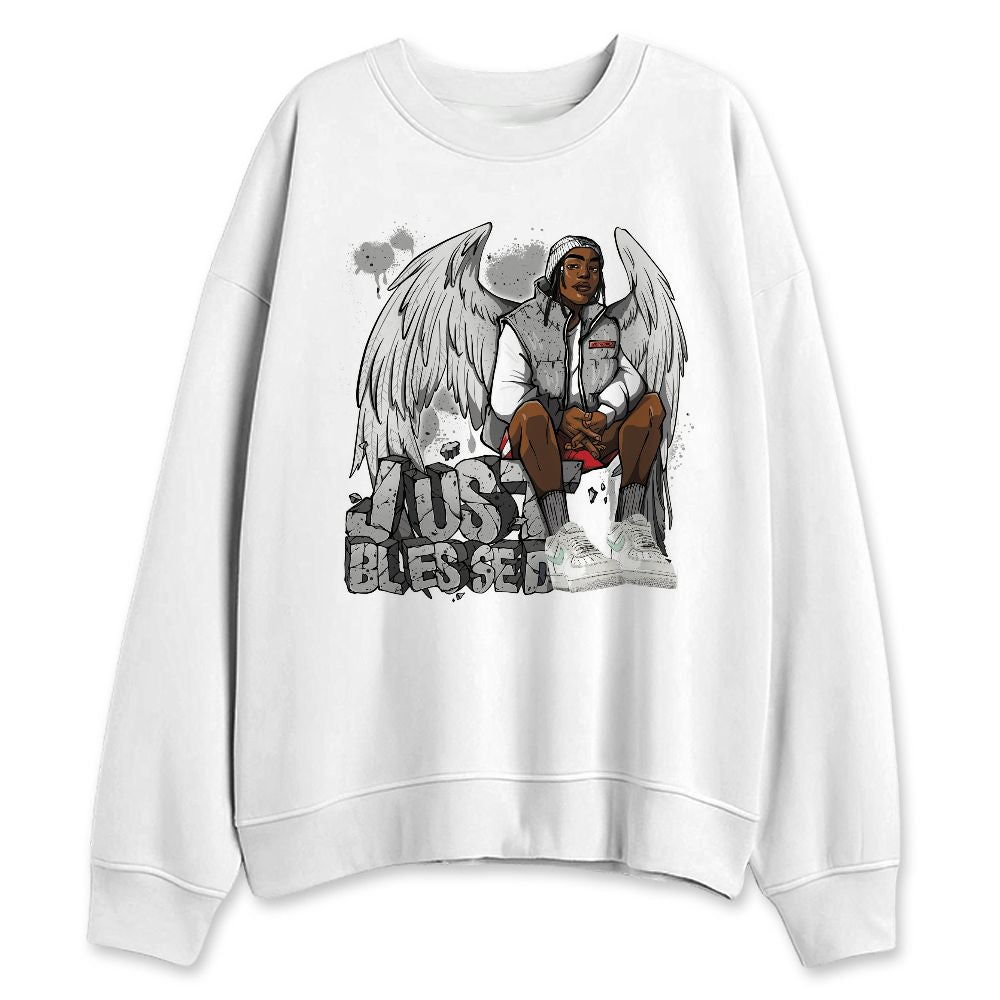 White-Cement-4s-NastyJamz-Sweatshirt-Match-Just-Blessed