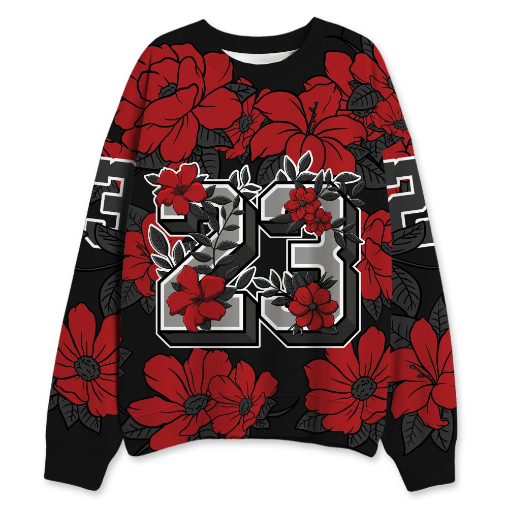Low-Bred-11s-NastyJamz-Sweatshirt-Match-23-Floral-All-Over-Print-Flower