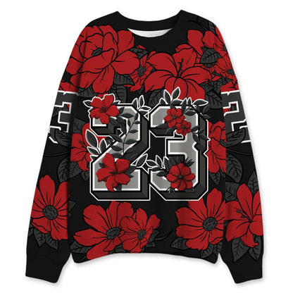 Low-Bred-11s-NastyJamz-Sweatshirt-Match-23-Floral-All-Over-Print-Flower