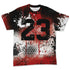 Low-Bred-11s-NastyJamz-T-Shirt-Match-23-Painted-Graffiti