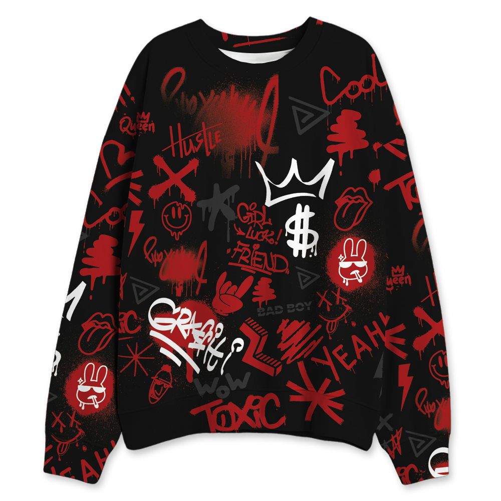 Low-Bred-11s-NastyJamz-Sweatshirt-Match-Graffiti-King-All-Over-Print-Doodle-Style
