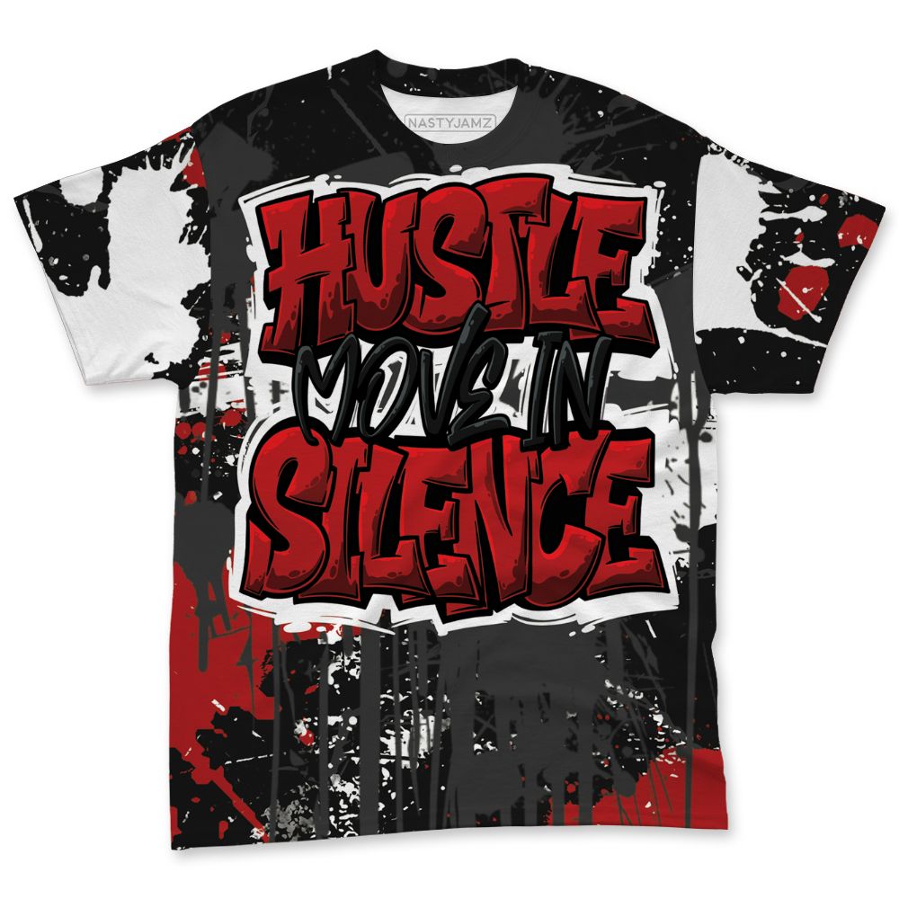 Low-Bred-11s-NastyJamz-T-Shirt-Match-Hustle-Move-In-Silence-All-Over-Print