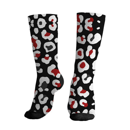 Low-Bred-11s-NastyJamz-Socks-Match-Leopard-Pattern-All-Over-Print