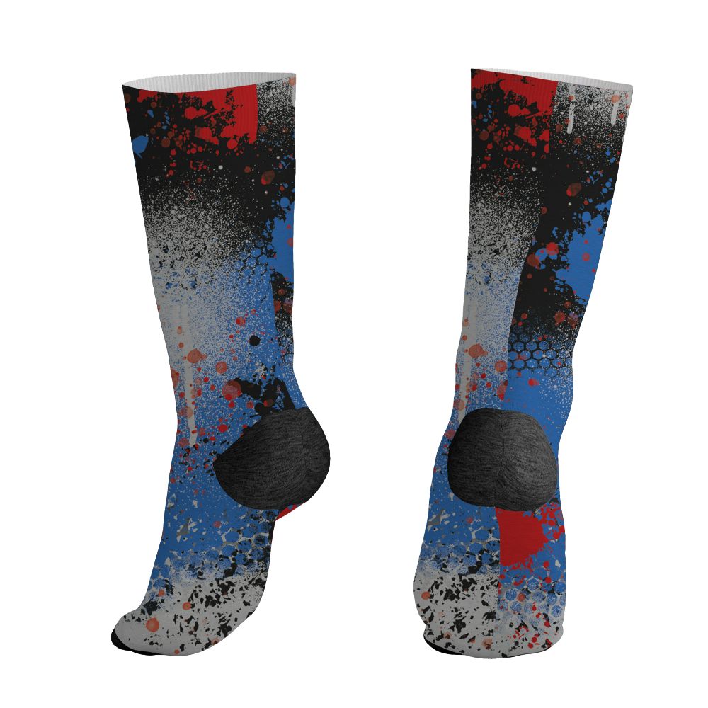 Rare-Air-3s-NastyJamz-Socks-Match-23-Painted-Graffiti