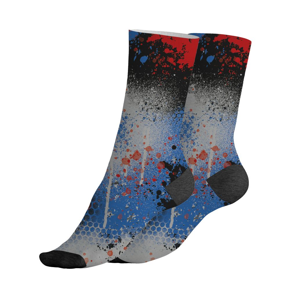 Rare-Air-3s-NastyJamz-Socks-Match-23-Painted-Graffiti