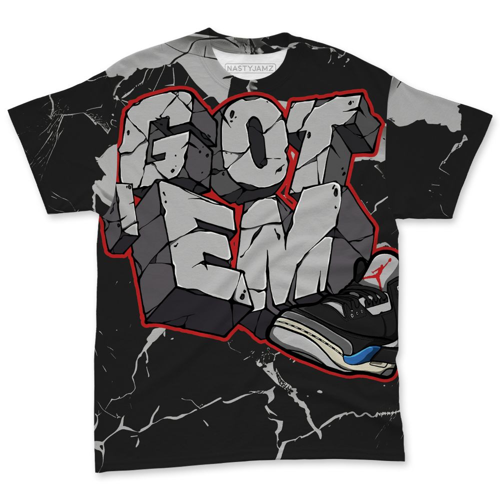 Rare-Air-3s-NastyJamz-T-Shirt-Match-Got-Em-All-Over-Print