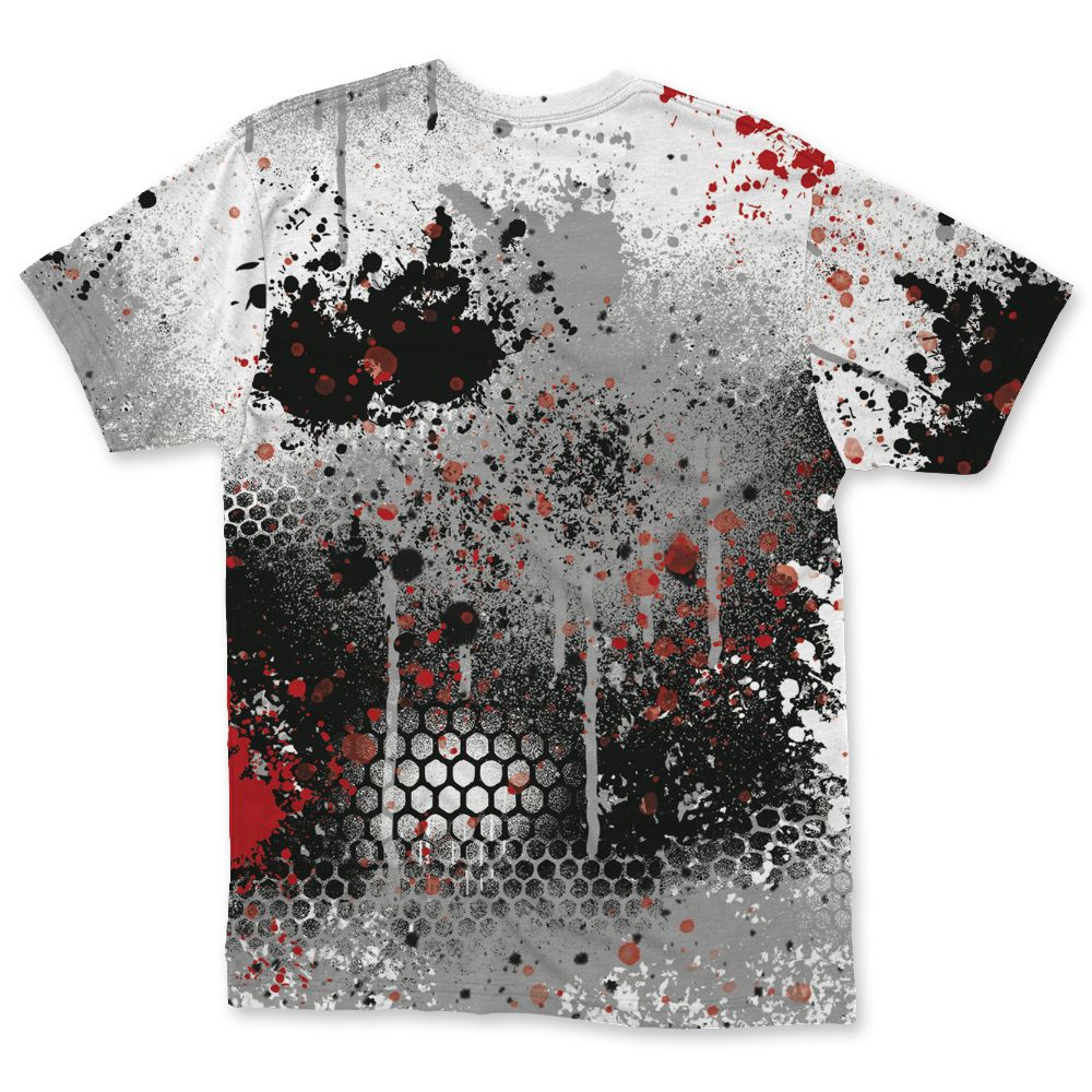 White-Cement-4s-NastyJamz-T-Shirt-Match-23-Painted-Graffiti