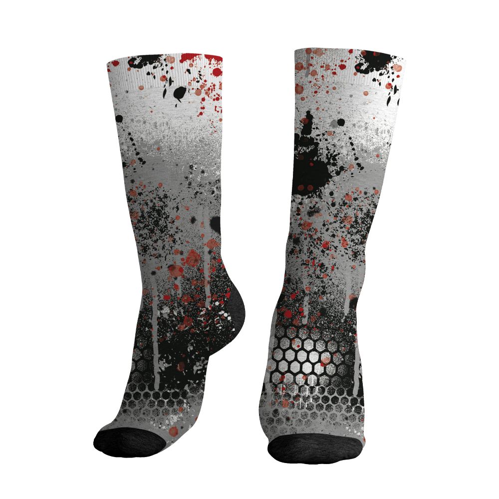 White-Cement-4s-NastyJamz-Socks-Match-23-Painted-Graffiti