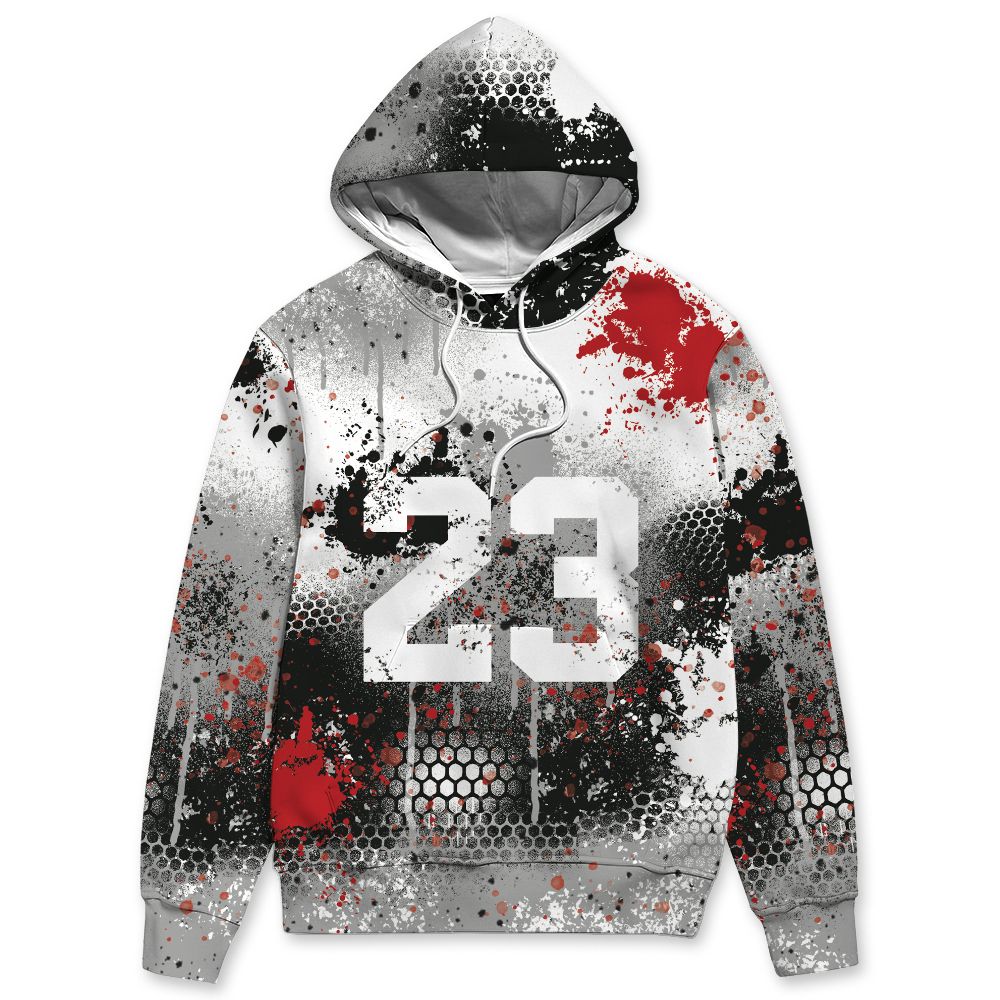 White-Cement-4s-NastyJamz-Hoodie-Match-23-Painted-Graffiti