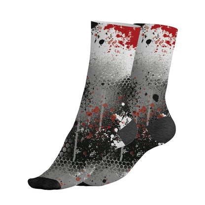 White-Cement-4s-NastyJamz-Socks-Match-23-Painted-Graffiti