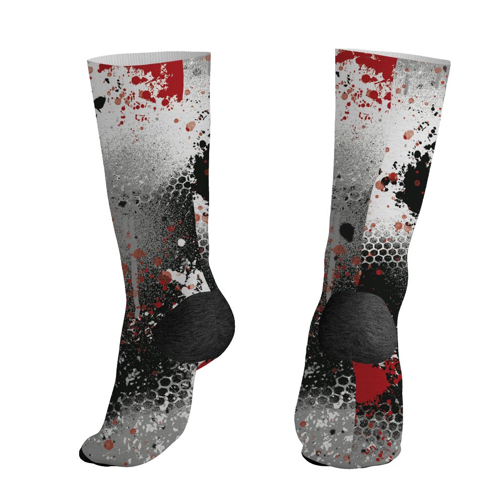 White-Cement-4s-NastyJamz-Socks-Match-23-Painted-Graffiti