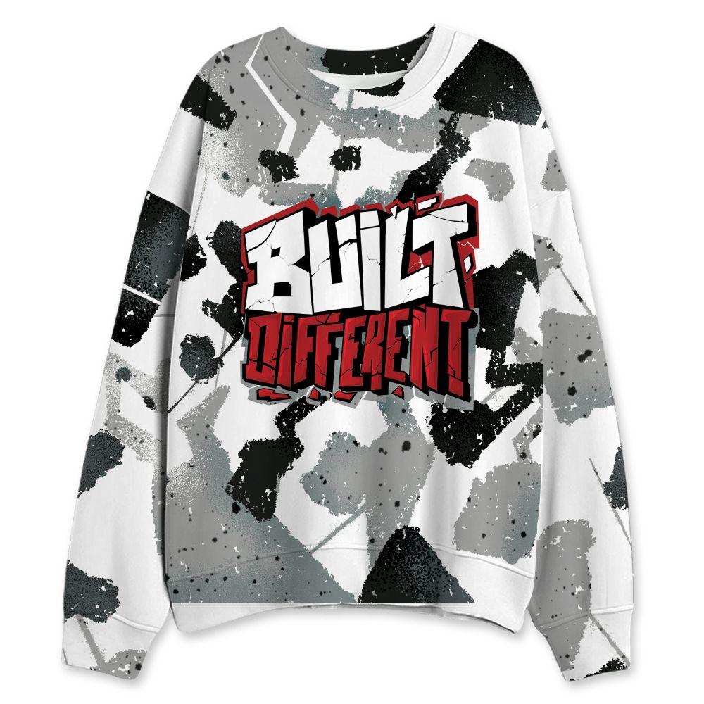 White-Cement-4s-NastyJamz-Sweatshirt-Match-Built-Different-All-Over-Print-Broken