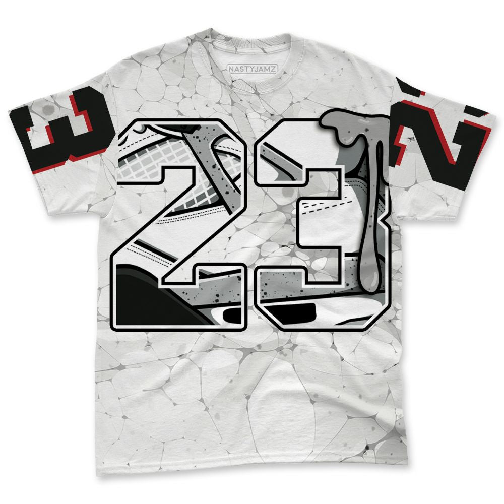 White-Cement-4s-NastyJamz-T-Shirt-Match-23-Sneaker-All-Over-Print