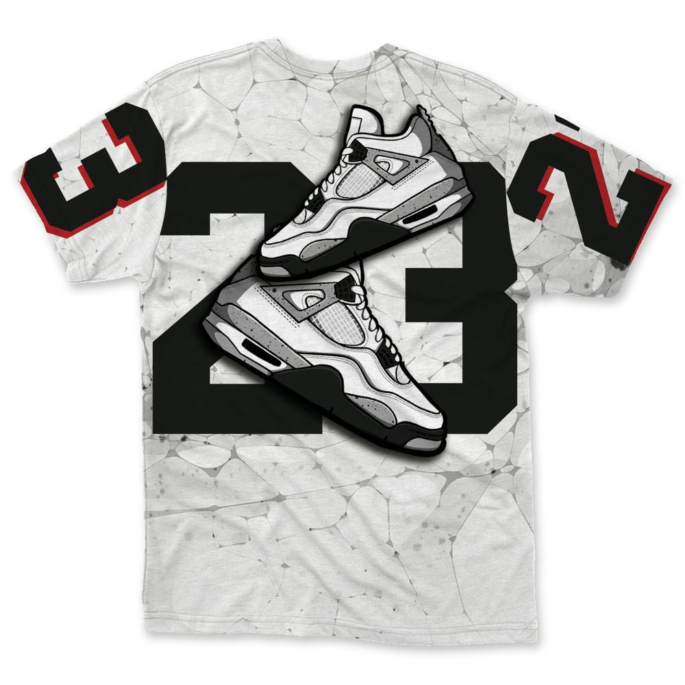 White-Cement-4s-NastyJamz-T-Shirt-Match-23-Sneaker-All-Over-Print