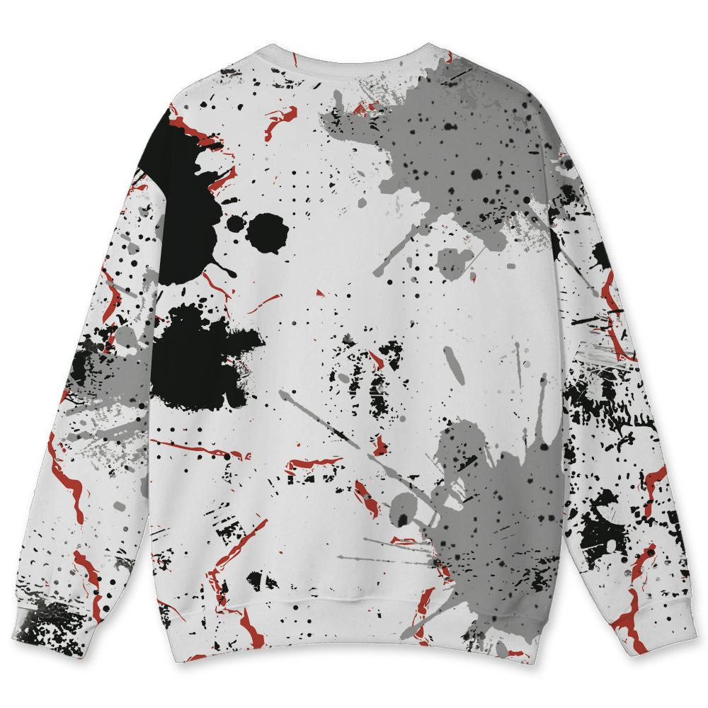 White-Cement-4s-NastyJamz-Sweatshirt-Match-Hustle-Move-In-Silence-All-Over-Print