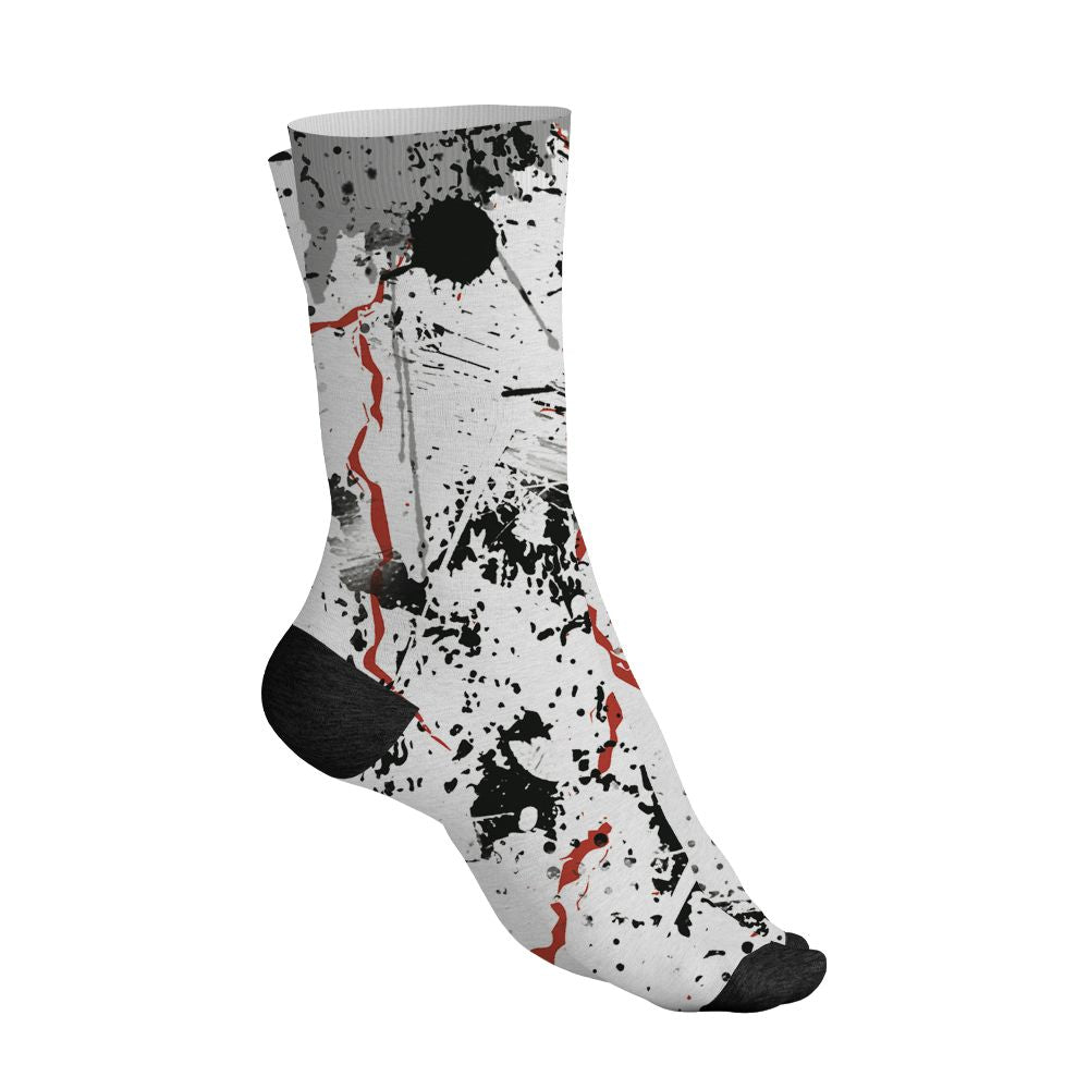 White-Cement-4s-NastyJamz-Socks-Match-Hustle-Move-In-Silence-All-Over-Print