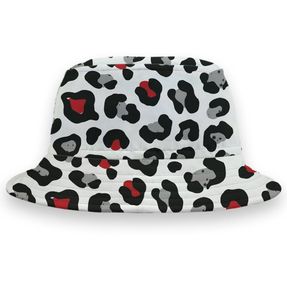White-Cement-4s-NastyJamz-Bucket-Hat-Match-Leopard-Pattern-3D-All-Over-Print