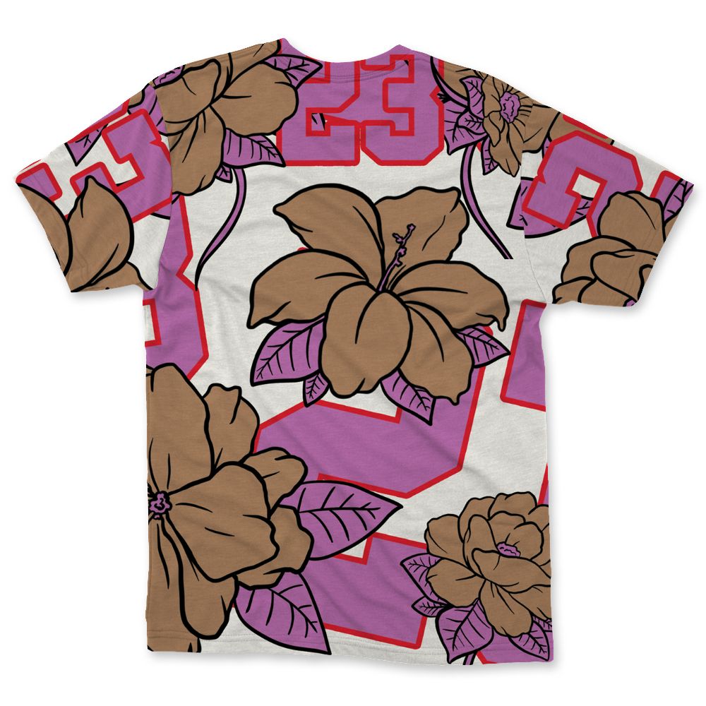 Low-Peanut-Butter-Jelly-5s-NastyJamz-T-Shirt-Match-23-Floral-All-Over-Print-Flower