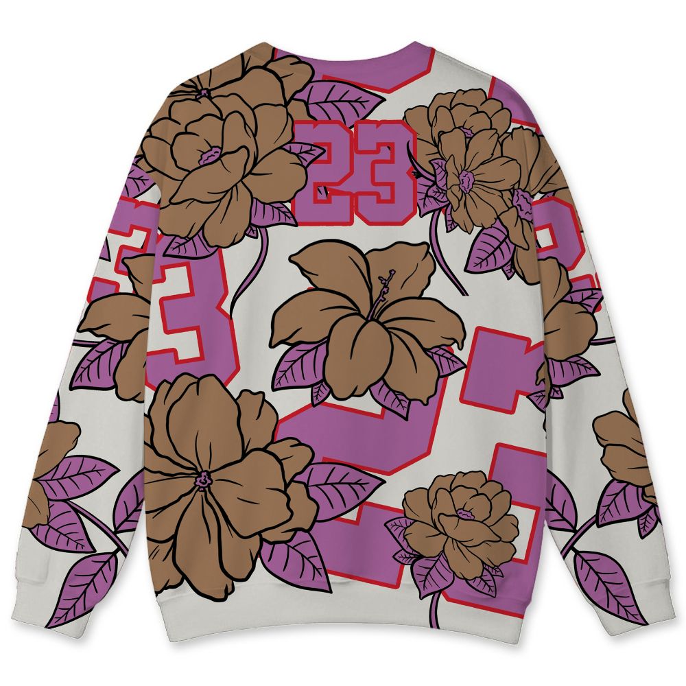 Low-Peanut-Butter-Jelly-5s-NastyJamz-Sweatshirt-Match-23-Floral-All-Over-Print-Flower