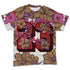 Low-Peanut-Butter-Jelly-5s-NastyJamz-T-Shirt-Match-23-Floral-All-Over-Print-Flower