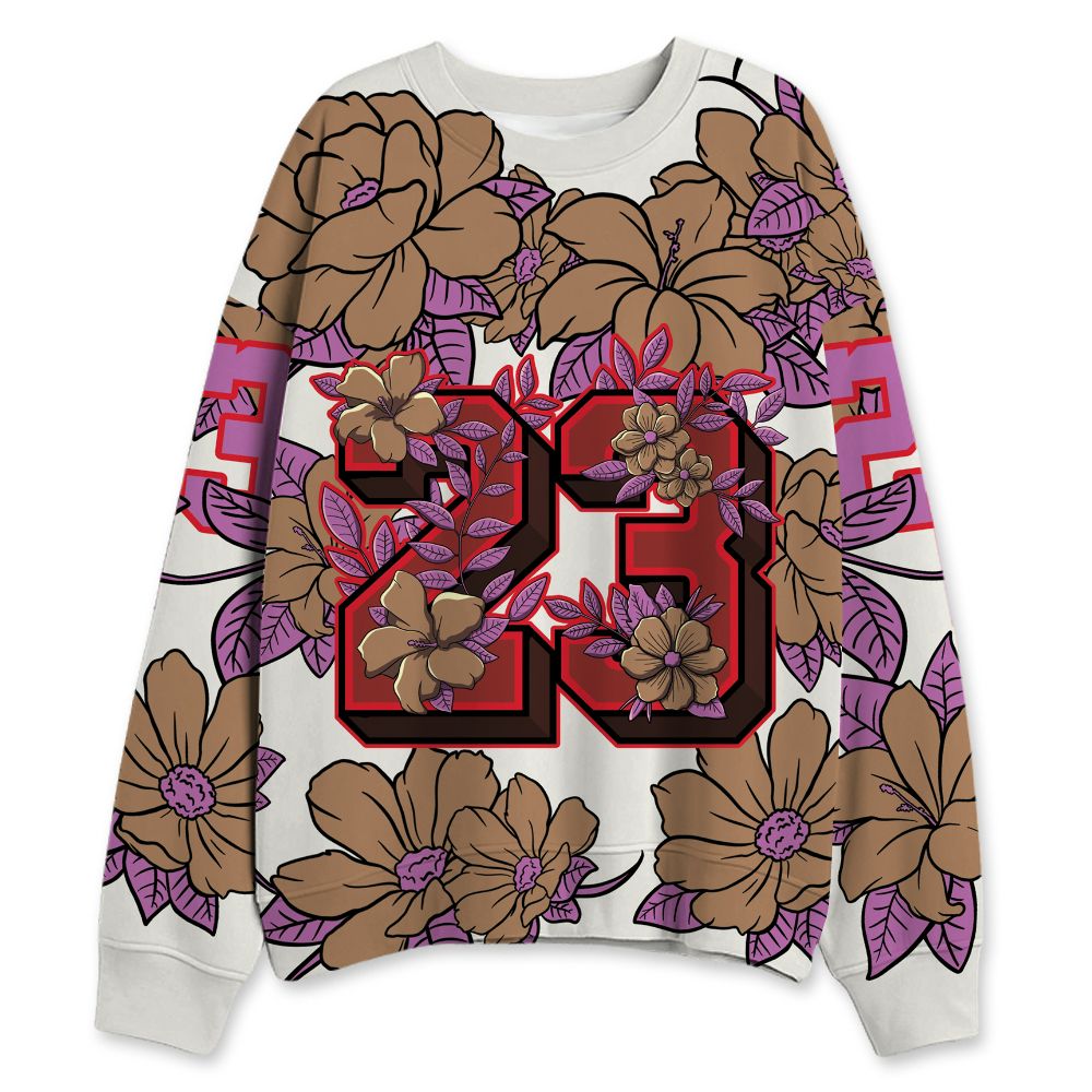 Low-Peanut-Butter-Jelly-5s-NastyJamz-Sweatshirt-Match-23-Floral-All-Over-Print-Flower