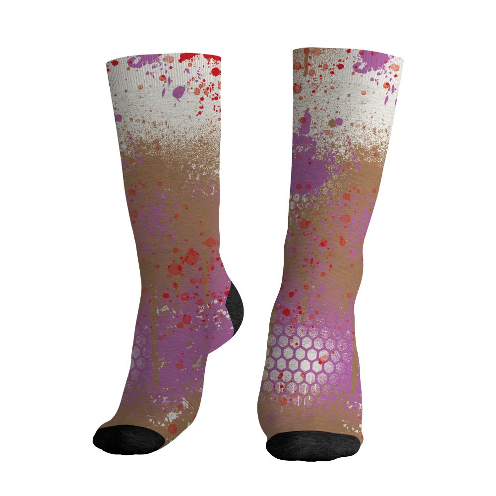Low-Peanut-Butter-Jelly-5s-NastyJamz-Socks-Match-23-Painted-Graffiti