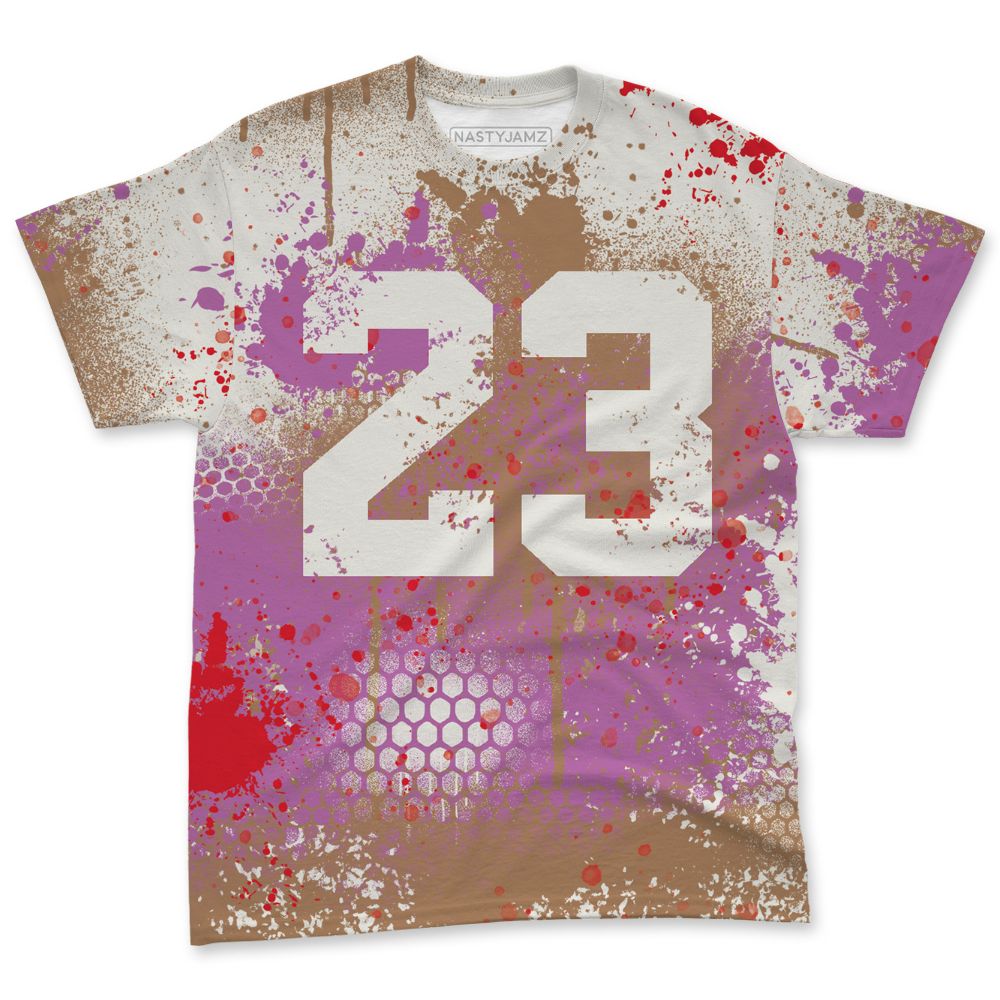 Low-Peanut-Butter-Jelly-5s-NastyJamz-T-Shirt-Match-23-Painted-Graffiti
