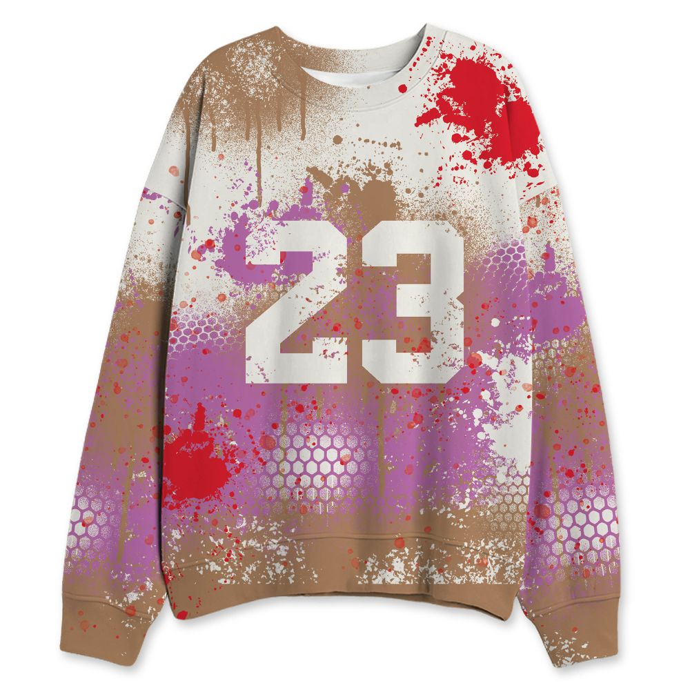 Low-Peanut-Butter-Jelly-5s-NastyJamz-Sweatshirt-Match-23-Painted-Graffiti