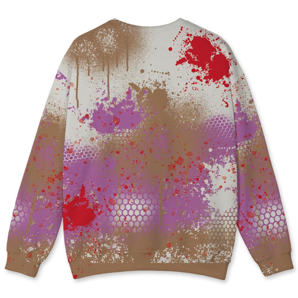 Low-Peanut-Butter-Jelly-5s-NastyJamz-Sweatshirt-Match-23-Painted-Graffiti