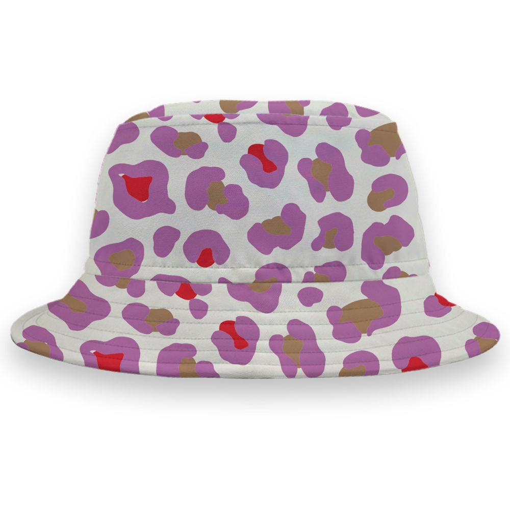 Low-Peanut-Butter-Jelly-5s-NastyJamz-Bucket-Hat-Match-Leopard-Pattern-3D-All-Over-Print